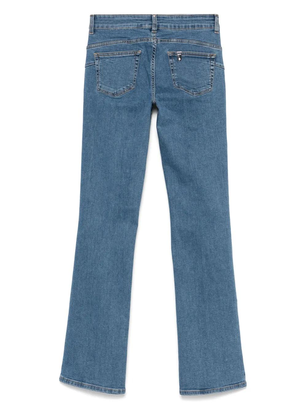 LIU JO Brilliant Denim Flare Pants for Women