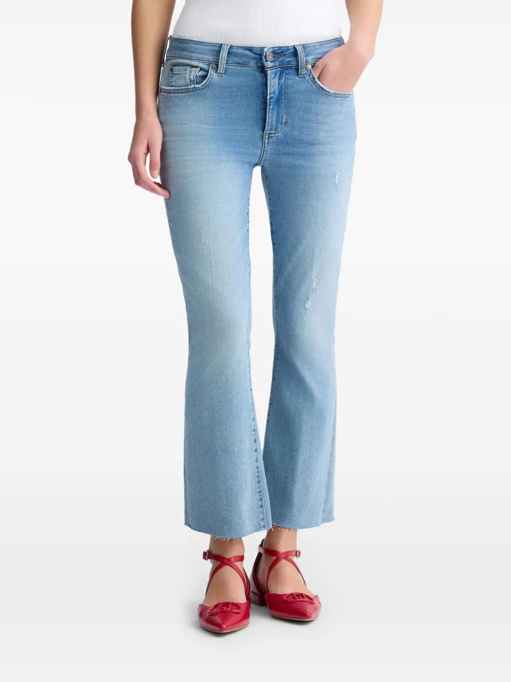 LIU JO Camal Trumpet Denim Jean Pants for Women