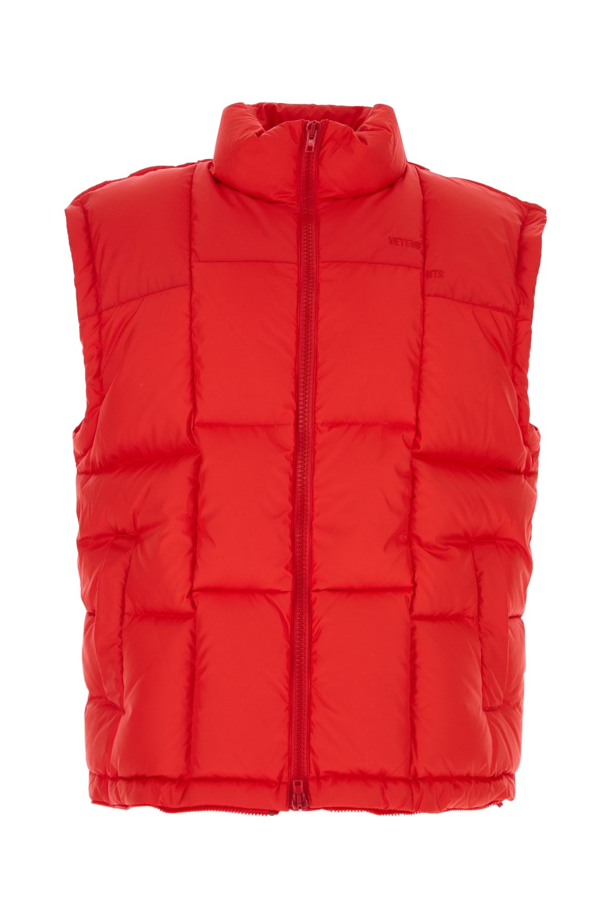VETEMENTS Innovative Cut-Up Puffer Vest for Men - FW24 Edition