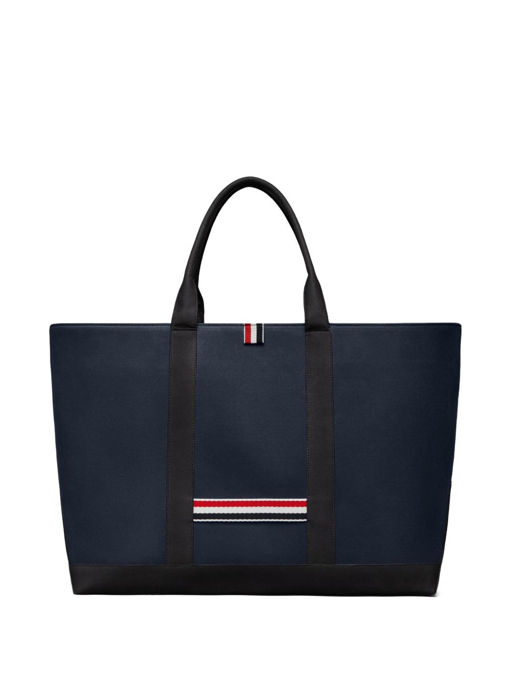 THOM BROWNE Medium Leather Tote Handbag