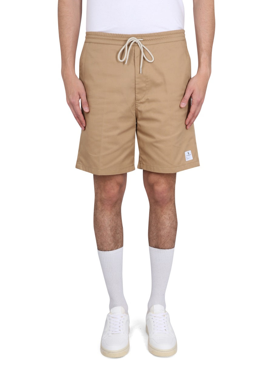 DEPARTMENT FIVE Men's Drawstring Bermuda Shorts