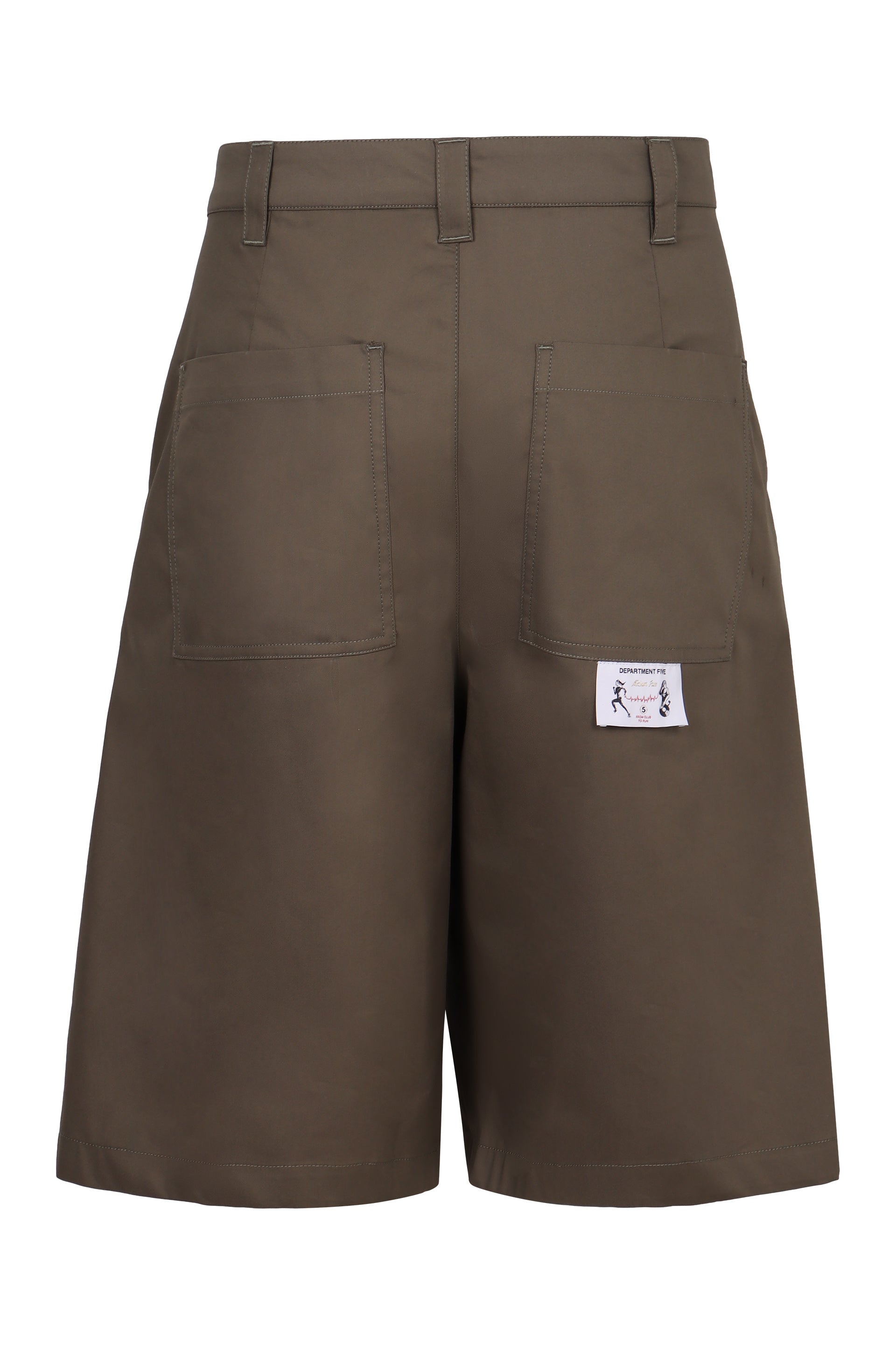 DEPARTMENT FIVE Men's Cotton Blend Bermuda Shorts - SS25