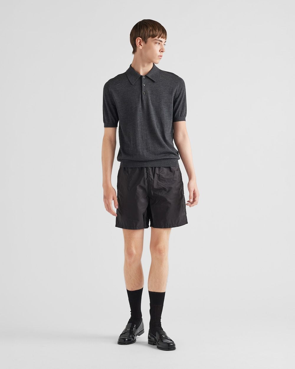PRADA Mini Nylon Swim Shorts for Men - FW25 Edition