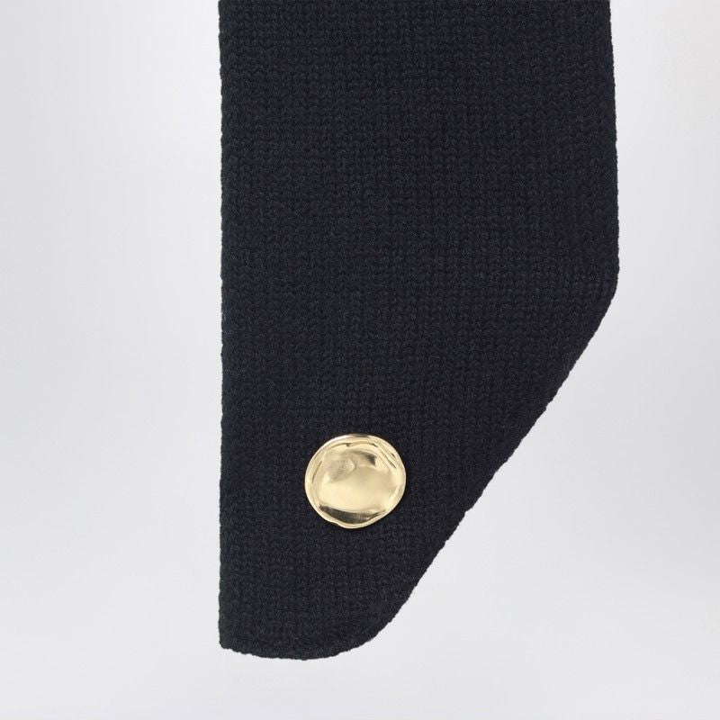 DARKPARK Cashmere Balaclava with Golden Button Closure