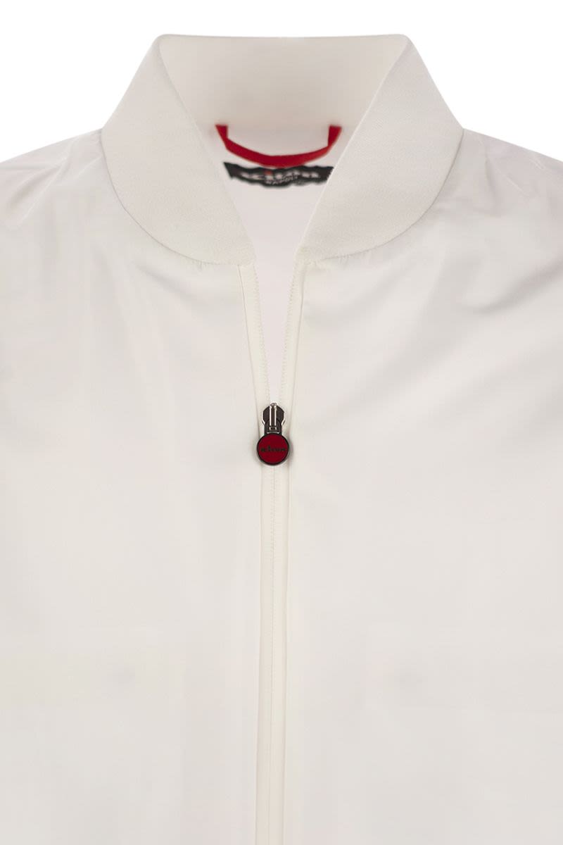 KITON Lightweight Bomber Jacket in Technical Fabric