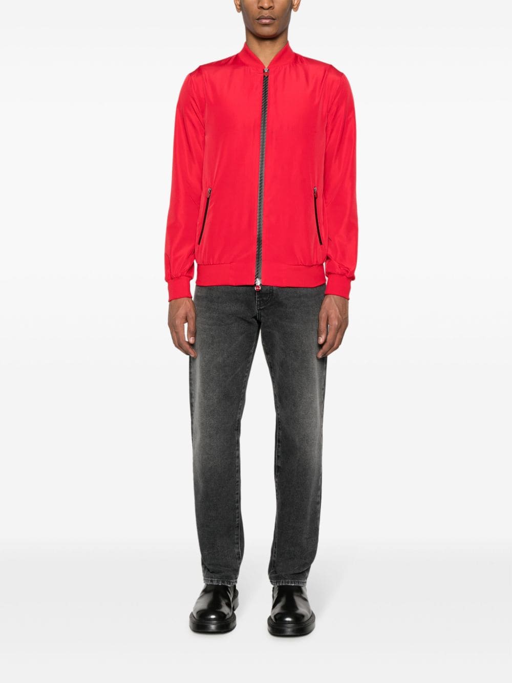 KITON Zipped Bomber Jacket