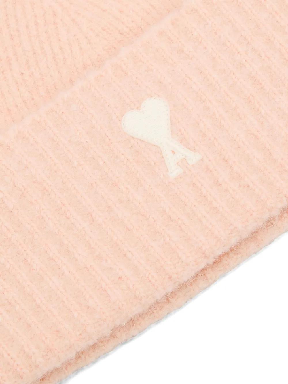 AMI PARIS Heart Logo Beanie