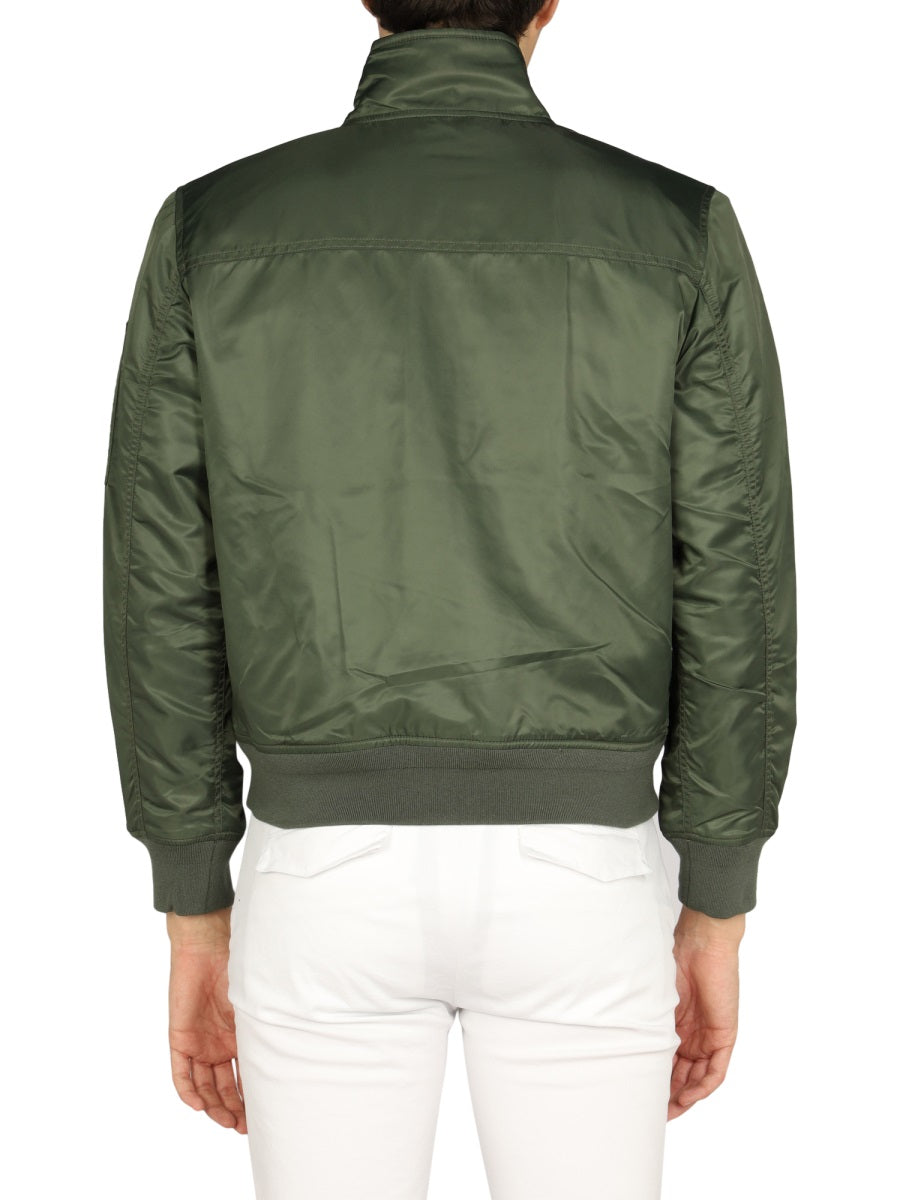 DEPARTMENT FIVE Mens High Neck Front Zipper Sailor Jacket
