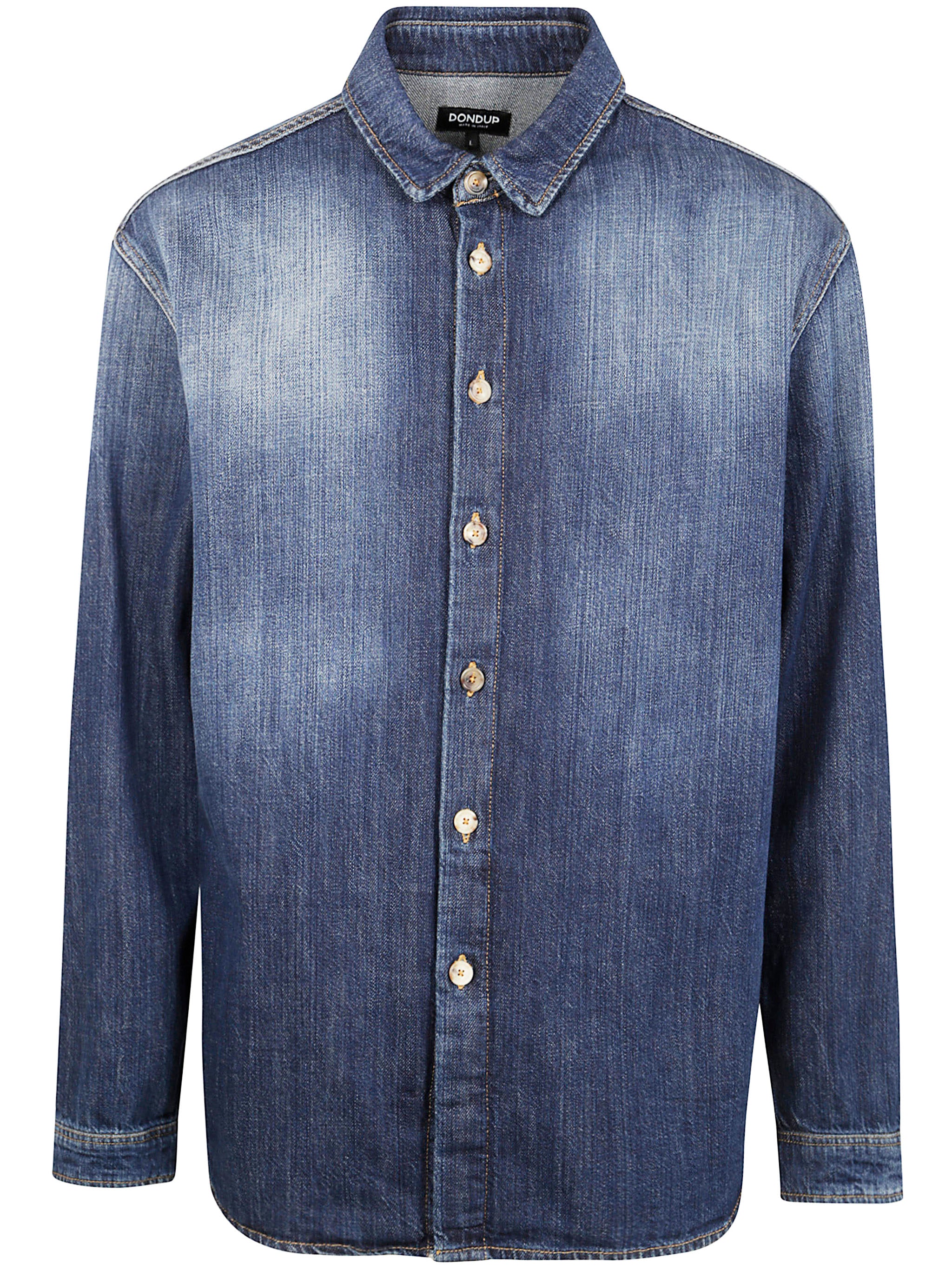 DONDUP Cotton Denim Shirt for Men - SS25 Collection