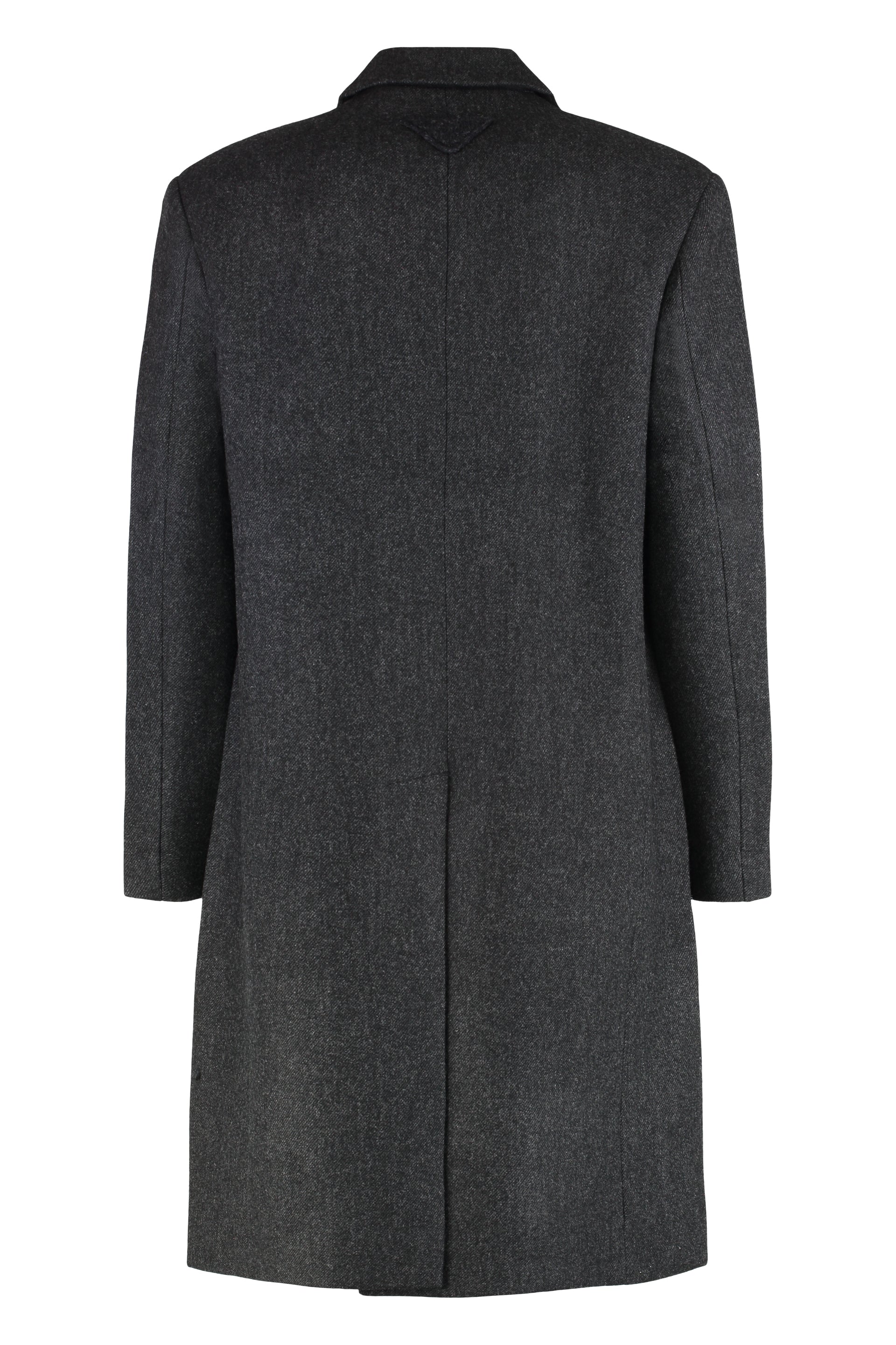 PRADA Single-Breasted Wool Jacket for Men