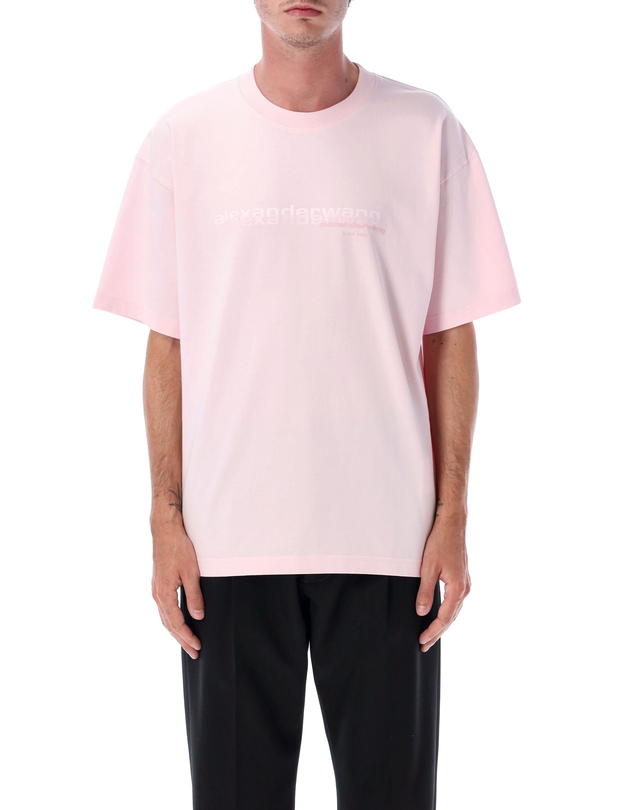 ALEXANDER WANG Oversized Logo T-Shirt - Boxy Fit