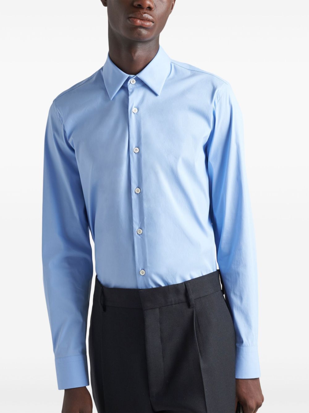 PRADA Classic Cotton Poplin Shirt - FW24