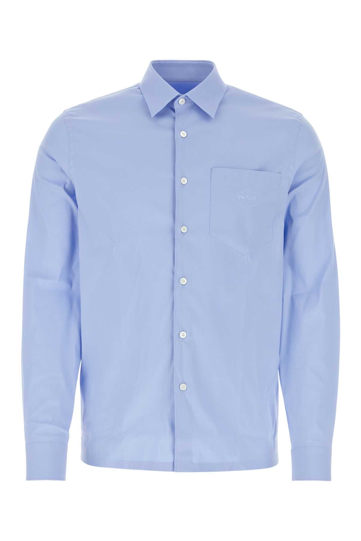 PRADA Lightweight Poplin Shirt for Men - SS25 Collection