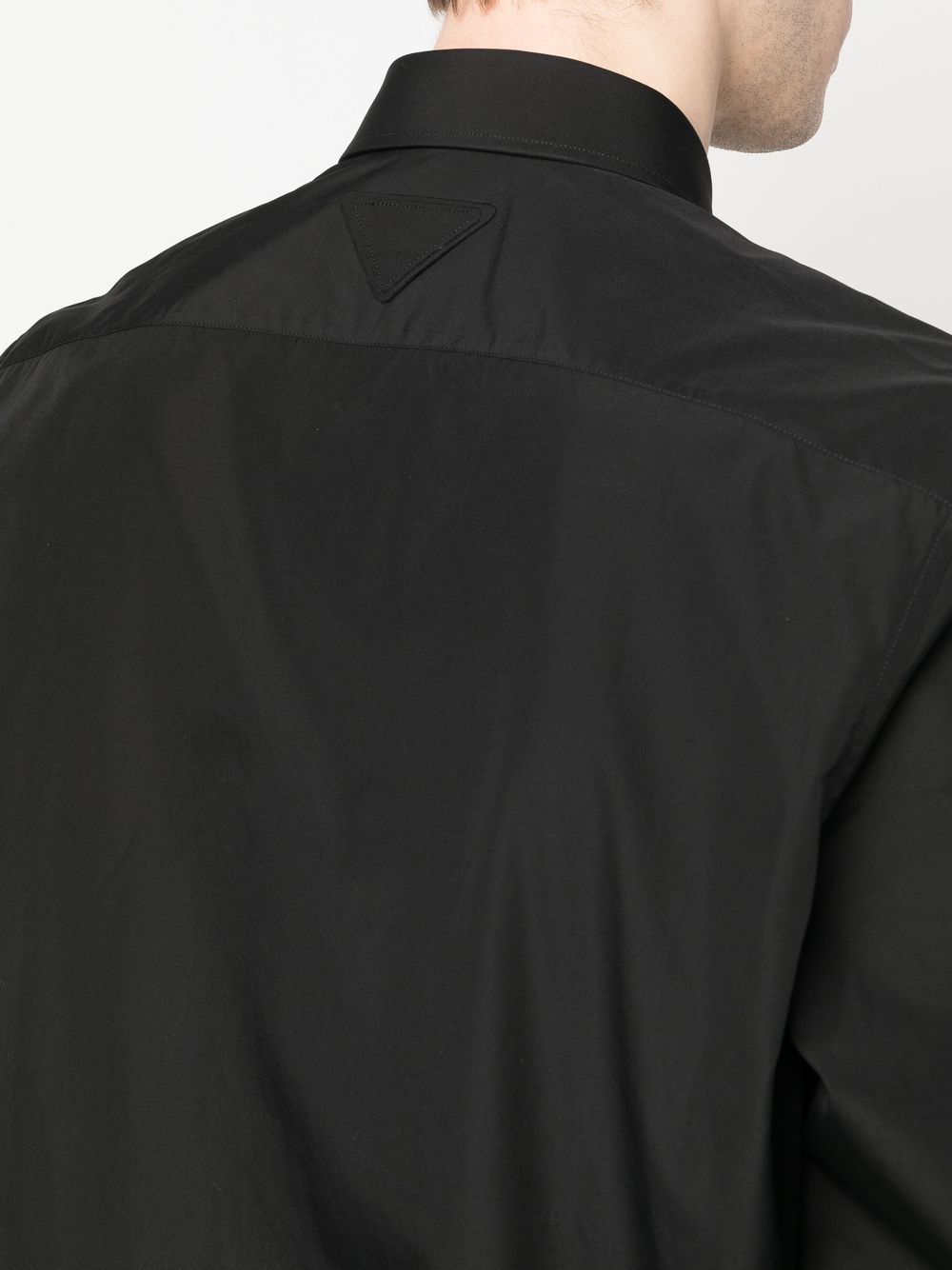 PRADA Men's Straight Cut Cotton Shirt