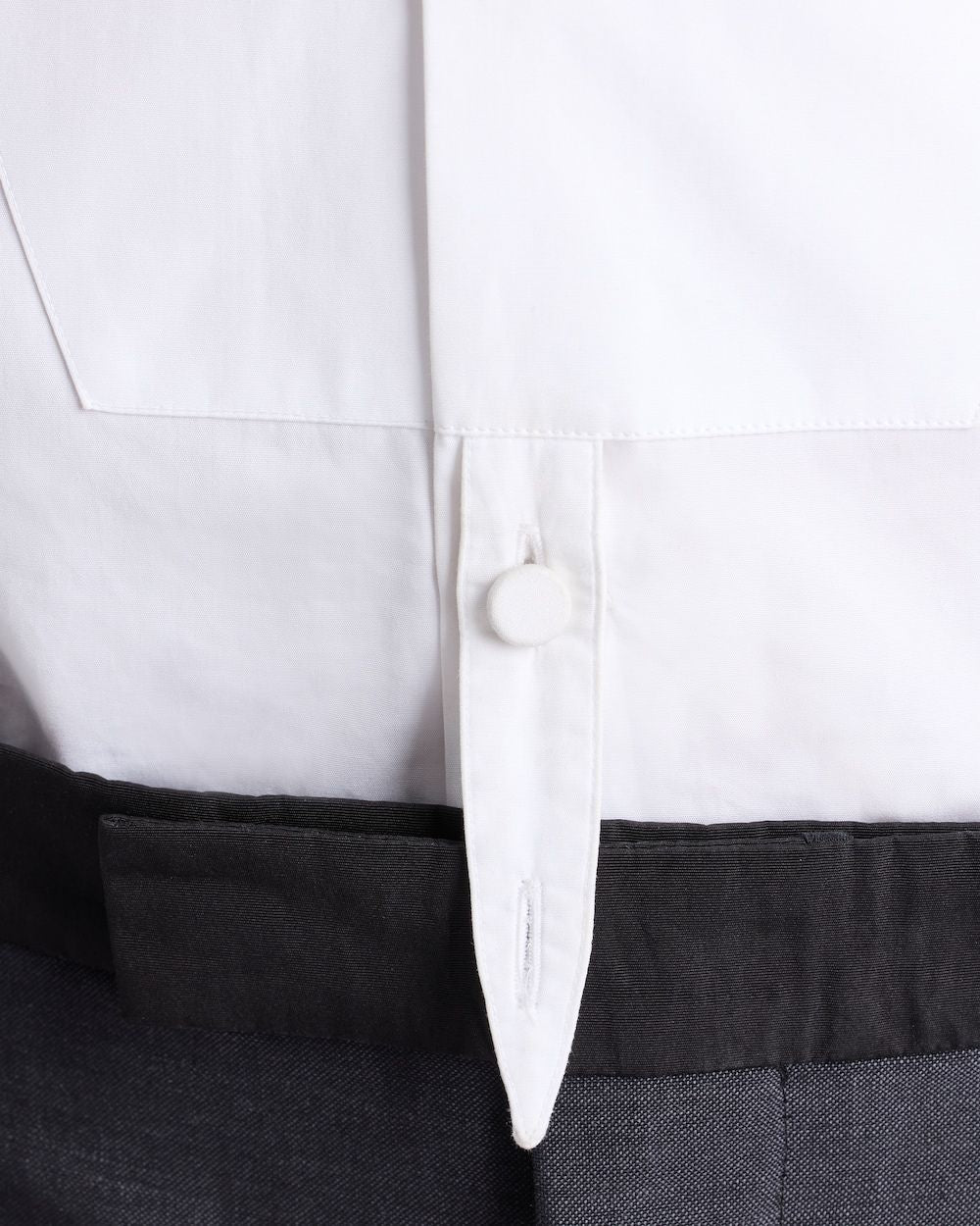 PRADA Elegant Smoking Popeline Shirt for Men