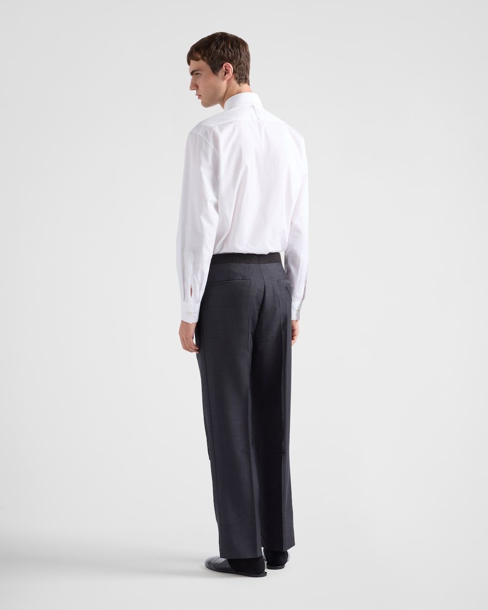 PRADA Elegant Smoking Popeline Shirt for Men