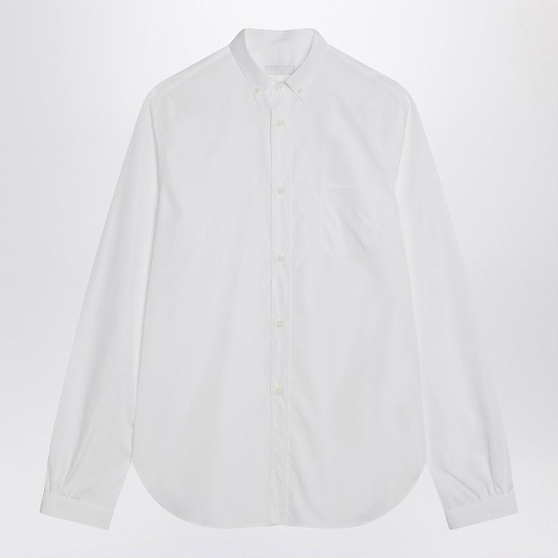 PRADA Classic Cotton Shirt with Button-Down Collar - FW25