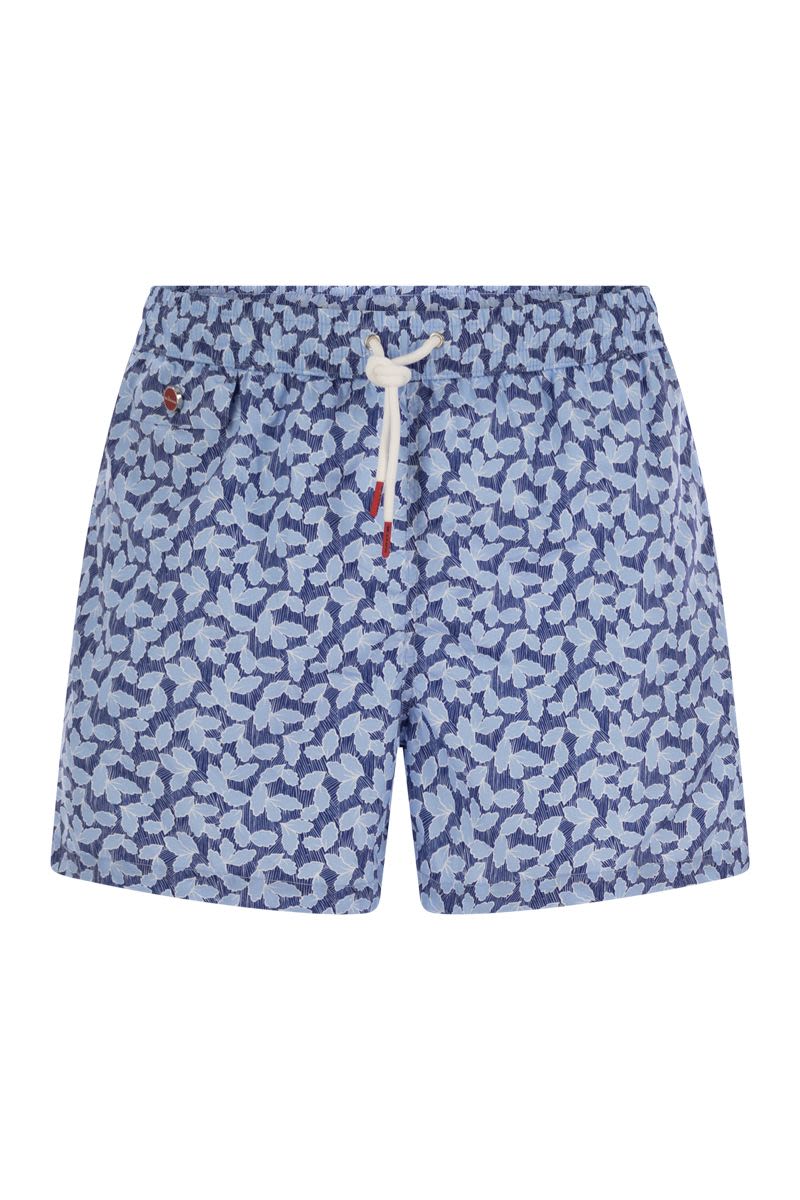 KITON Patterned Beach Boxers for Men