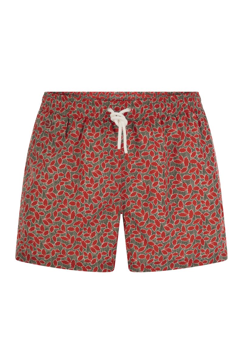 KITON Patterned Beach Boxers for Men