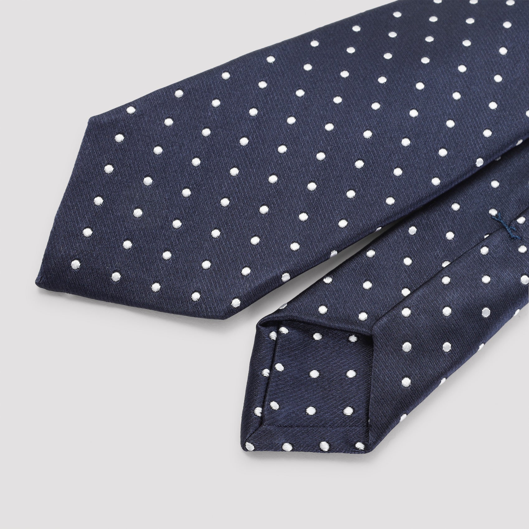 KITON Men's Silk Polka Dot Tie