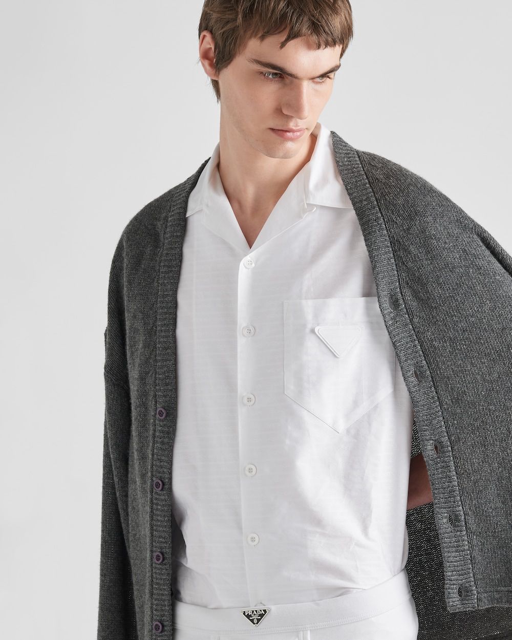 PRADA Elegant Casual Shirt for Men - Summer 2025 Collection