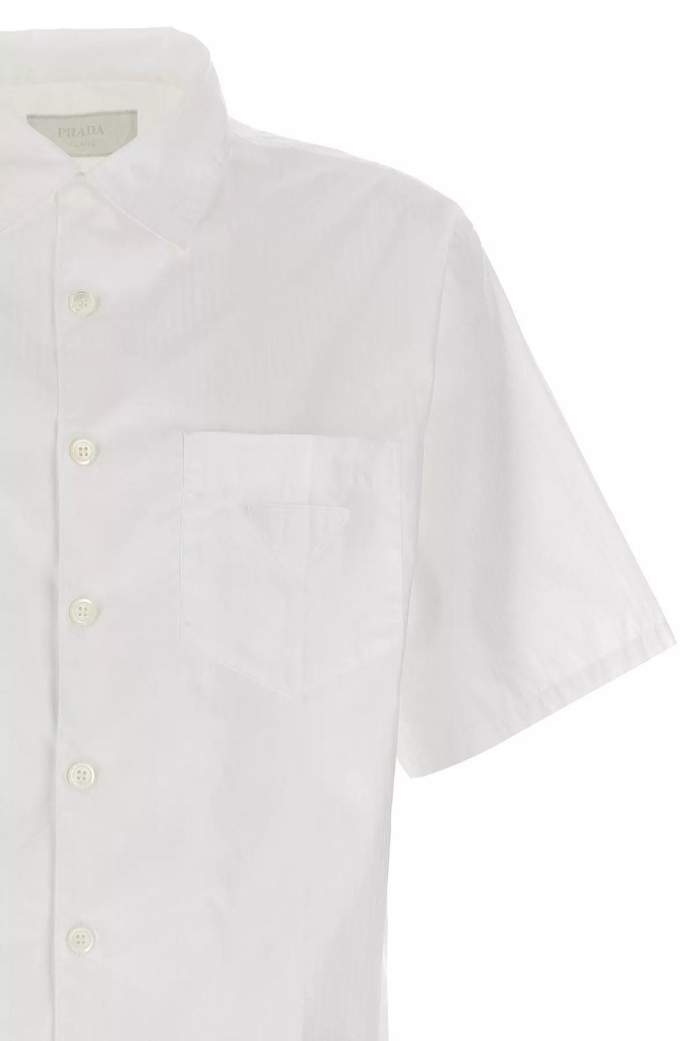 PRADA Classic Short Sleeve Cotton Shirt