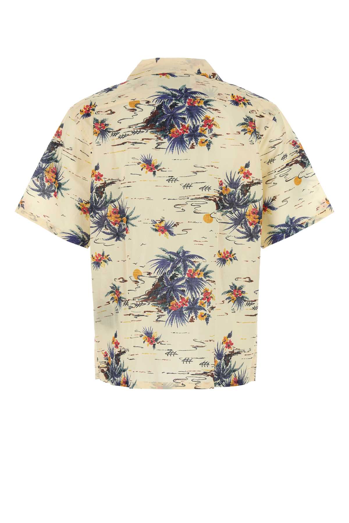 PRADA Exotic Printed Cotton Shirt for Men - SS25