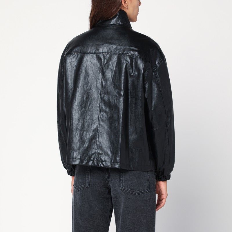 DUNST Faux Leather Zip Jacket for Women - FW25