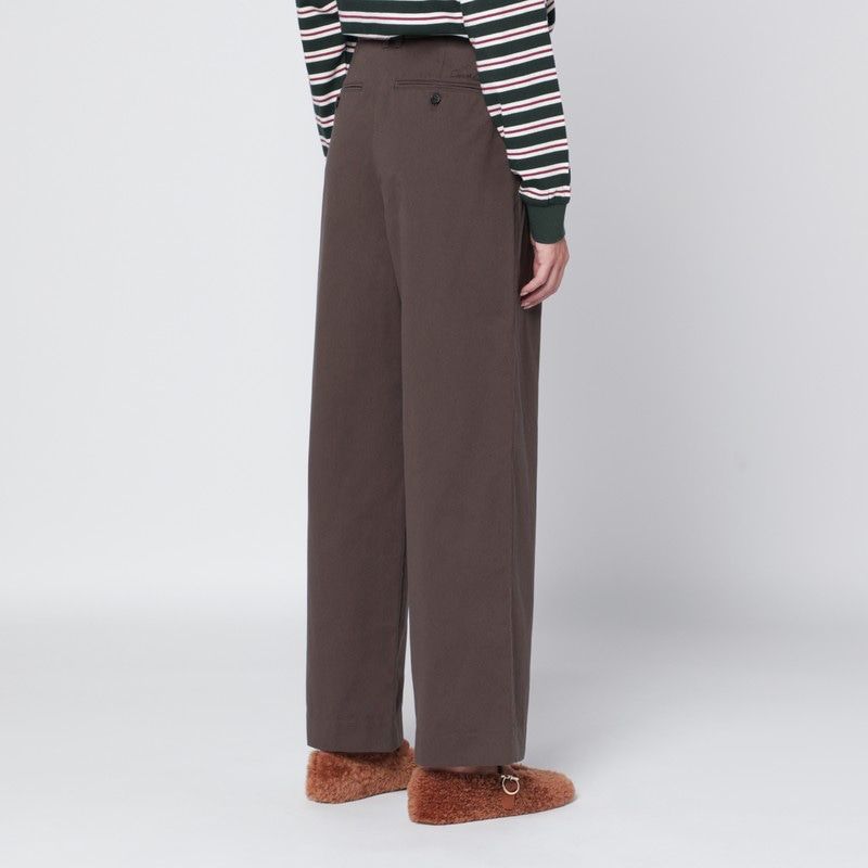 DUNST Wide Leg Cotton Trousers for Women - FW25