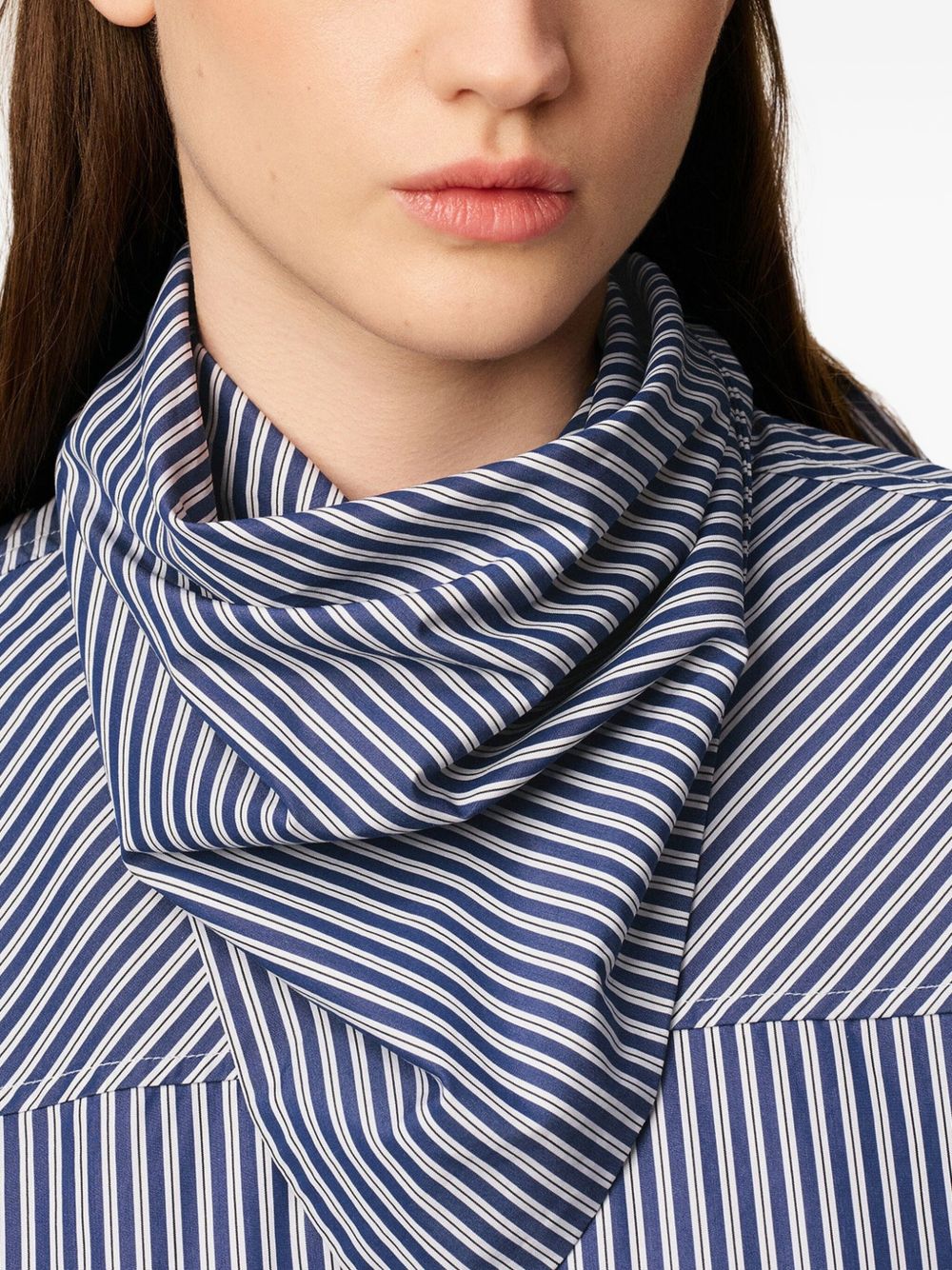 AMI PARIS Cotton Bandana Dress - Women’s Mini Style