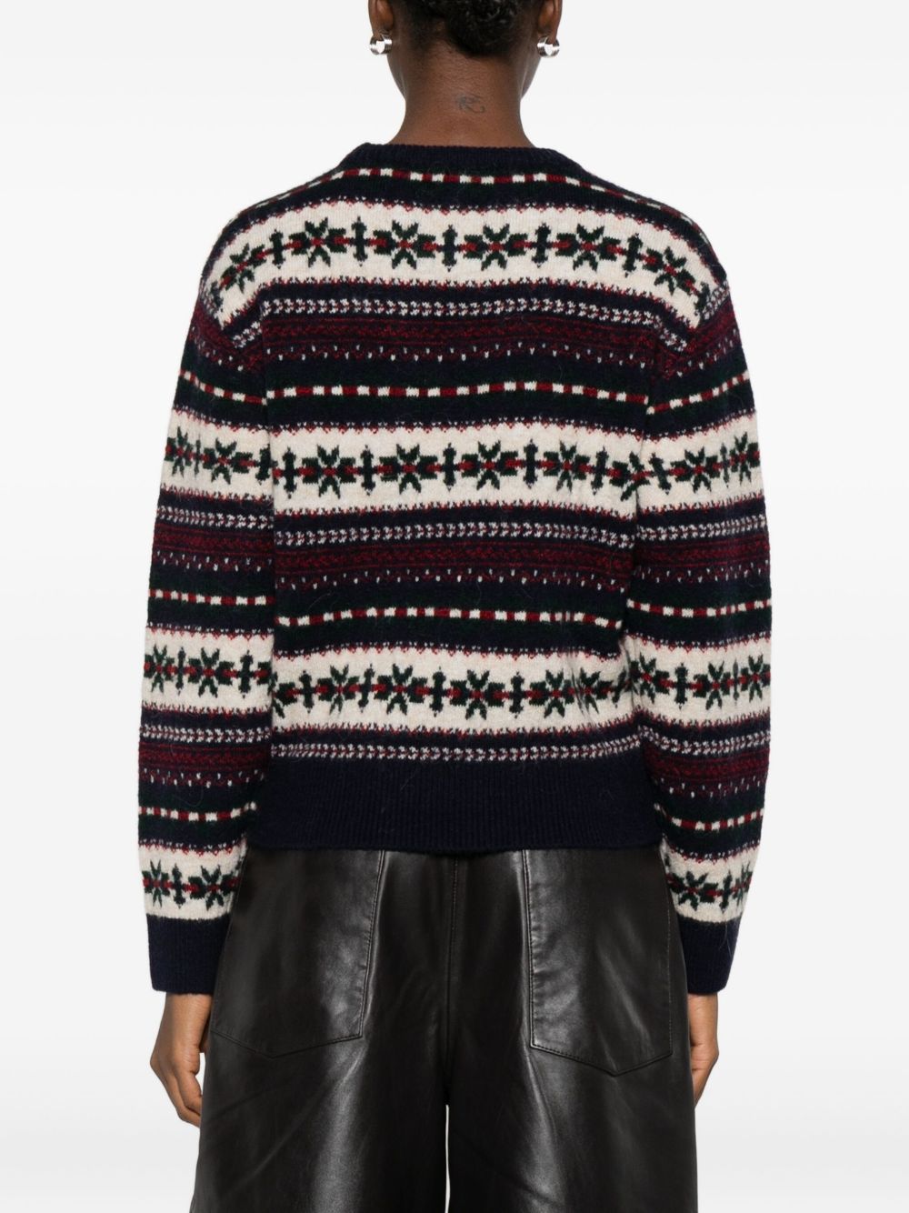 DUNST Wool Blend Crewneck Jumper for Women