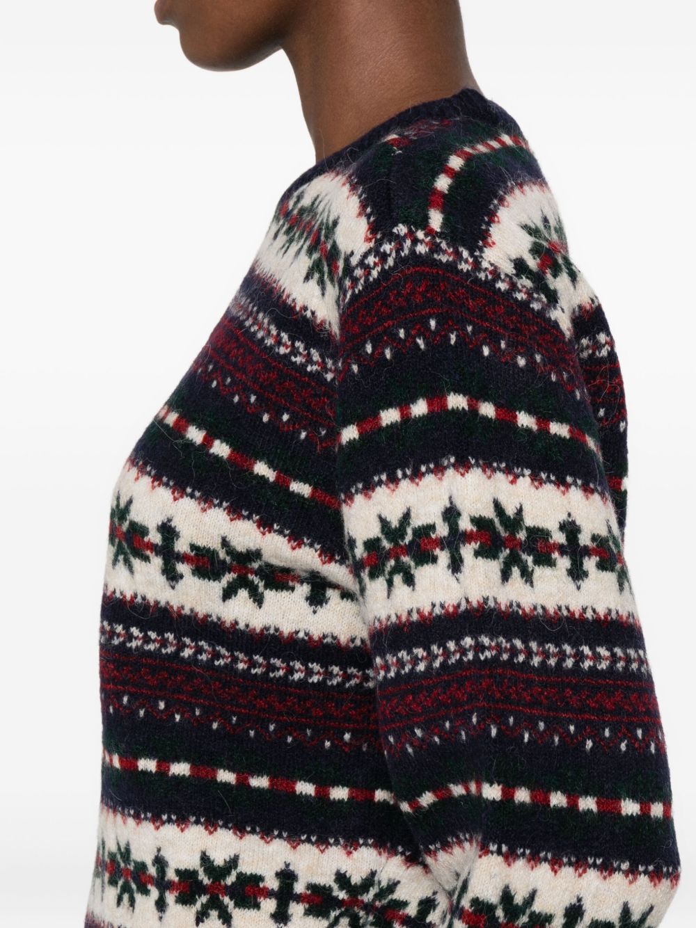 DUNST Wool Blend Crewneck Jumper for Women