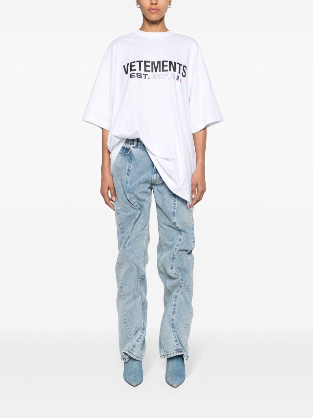 VETEMENTS Logo Cotton T-Shirt - SS24 for Women