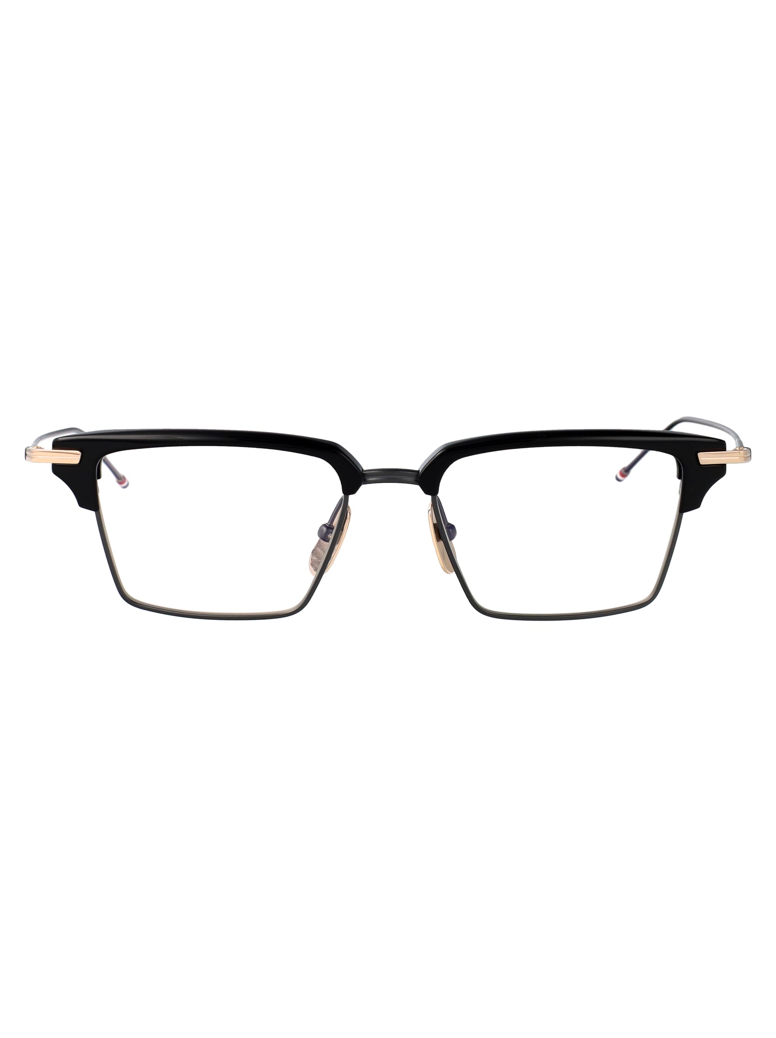 THOM BROWNE Unisex Iron Acetate and Titanium Glasses