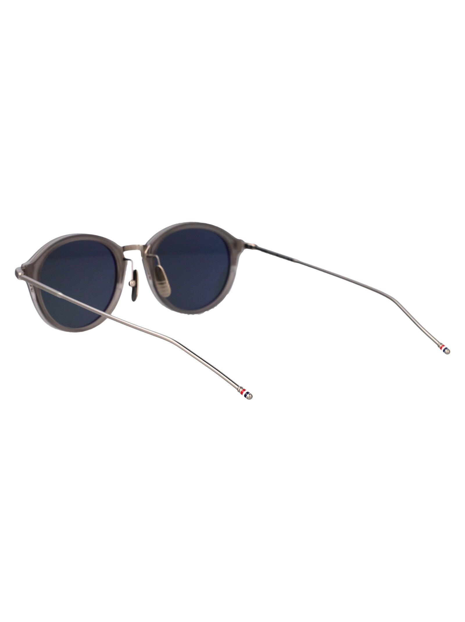THOM BROWNE Unisex Satin Acetate/Titanium Sunglasses