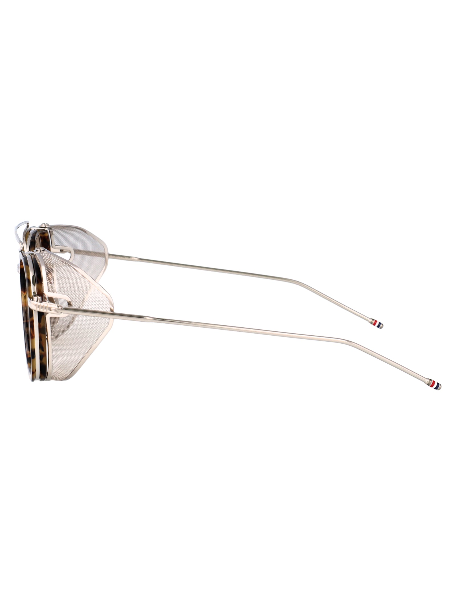 THOM BROWNE Sleek Acetate and Titanium Sunglasses