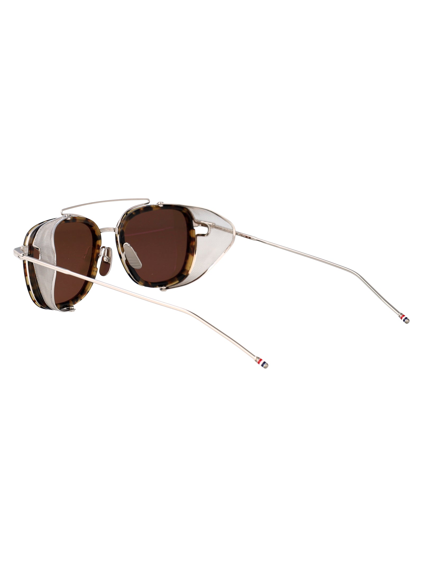 THOM BROWNE Sleek Acetate and Titanium Sunglasses