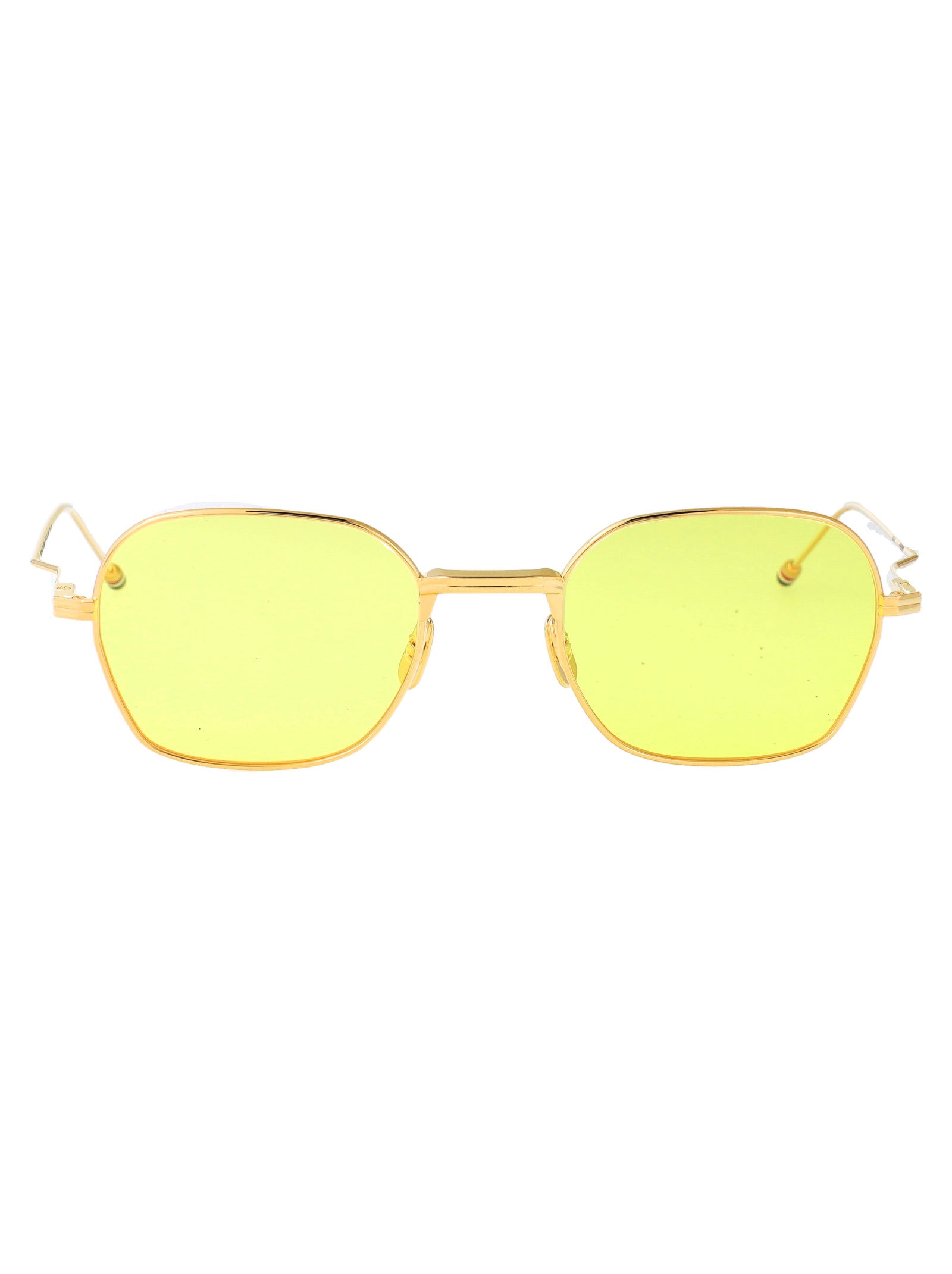 THOM BROWNE 18K Gold Plate Titanium Sunglasses