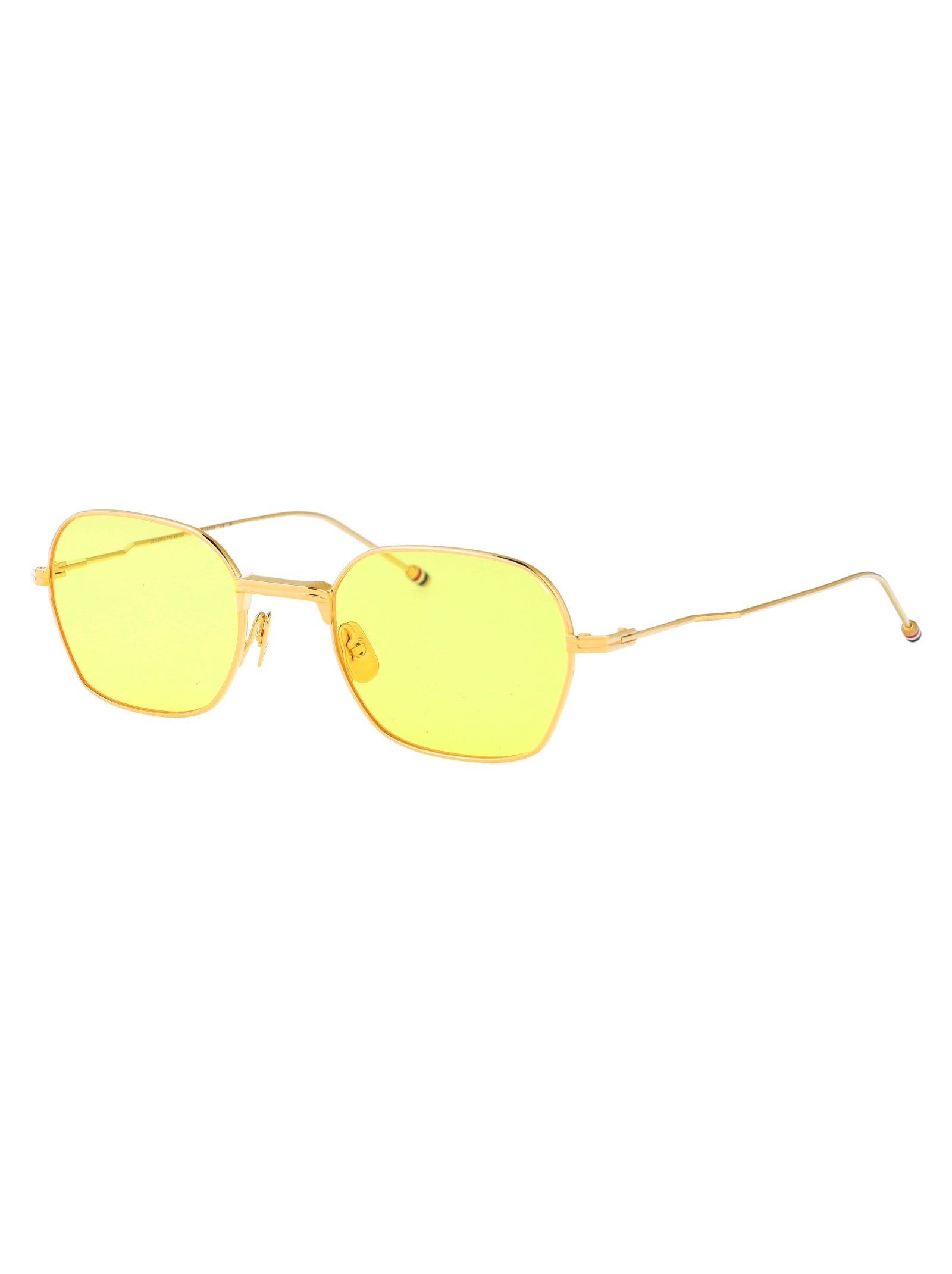 THOM BROWNE 18K Gold Plate Titanium Sunglasses