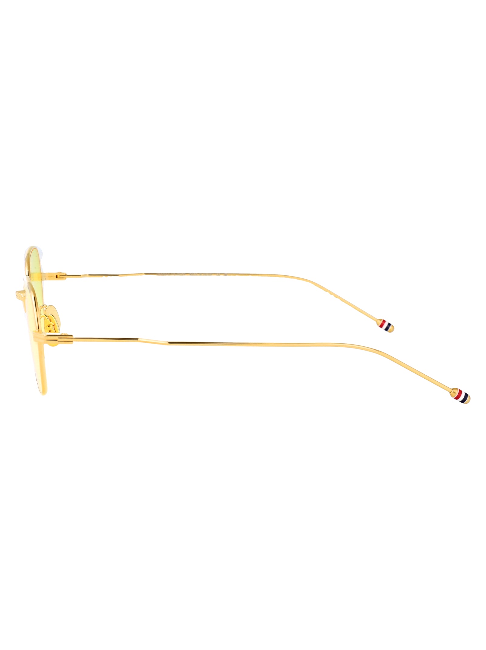 THOM BROWNE 18K Gold Plate Titanium Sunglasses