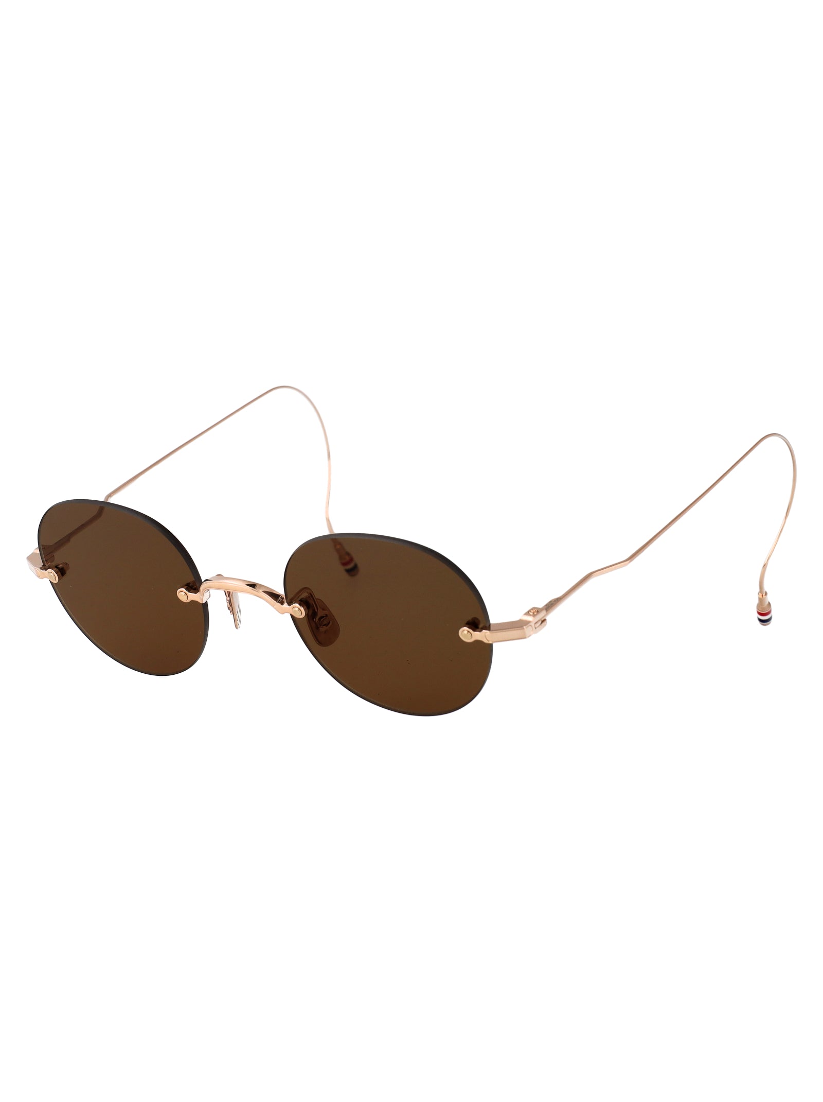 THOM BROWNE 12K Gold Plate Titanium Sunglasses