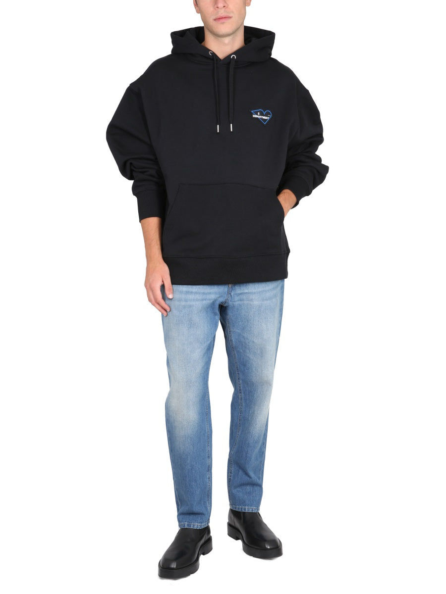 DEPARTMENT FIVE Men's Drawstring Hooded Sweatshirt