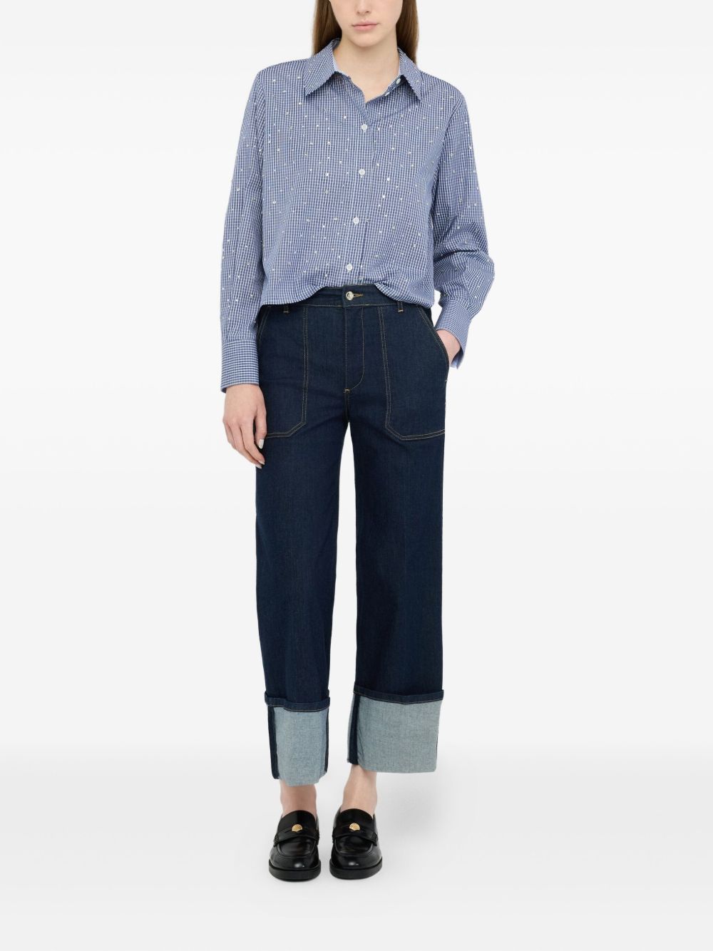 LIU JO Women’s Turn-Up Denim Jeans - FW25