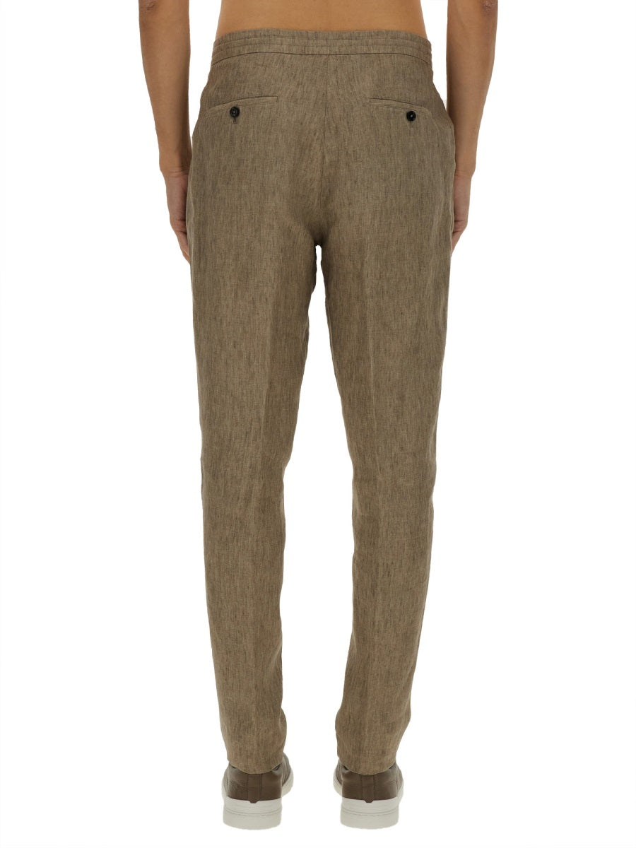ZEGNA Linen Jogger Pants - Size 48 IT
