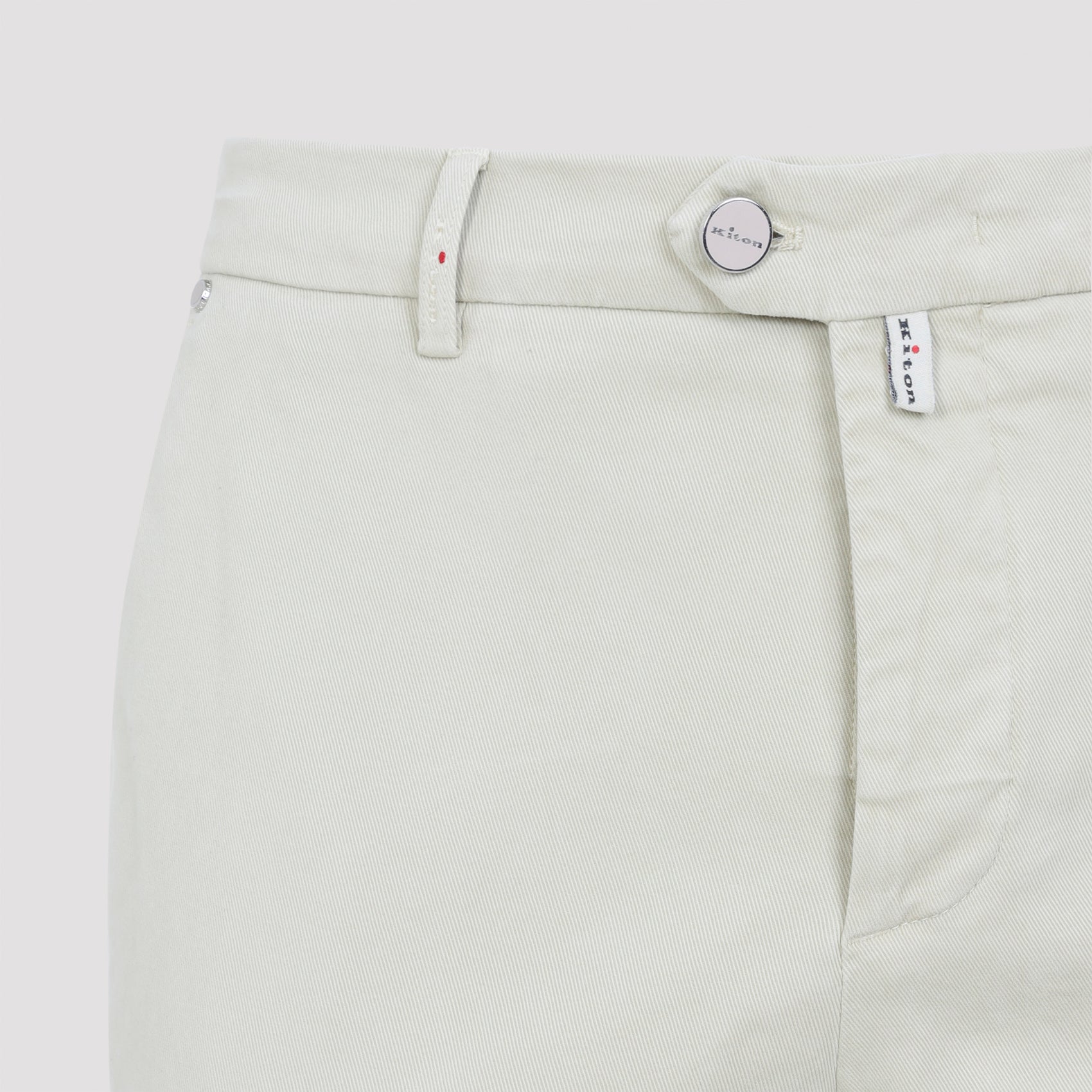 KITON Cotton Trousers for Men - Straight Hem Design