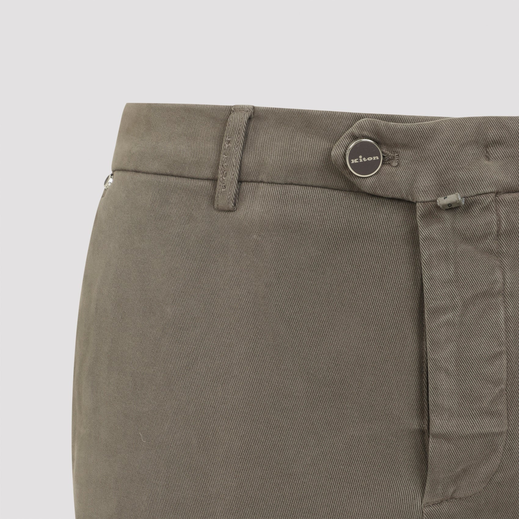 KITON Cotton Blend Trousers for Men