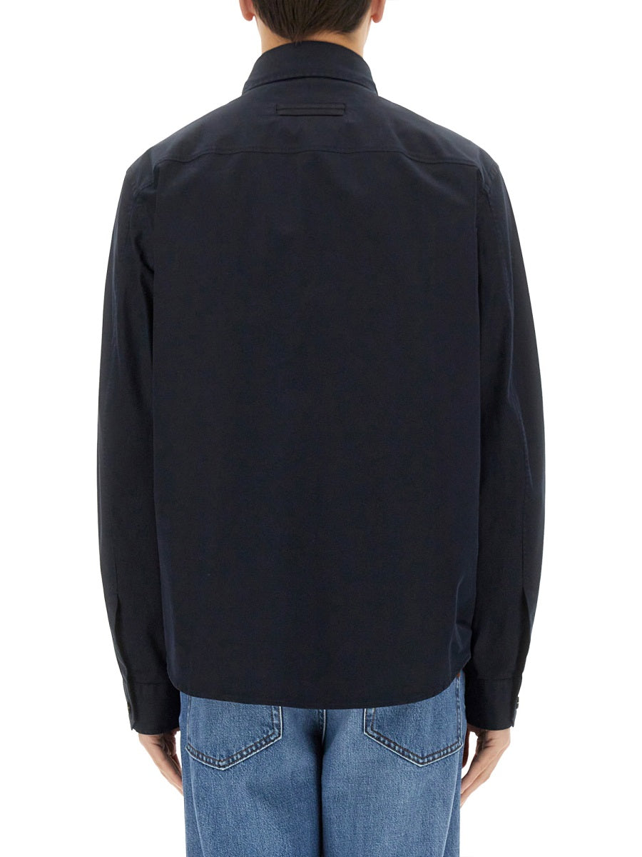 ZEGNA Men's Cotton Shirt Jacket - Size L