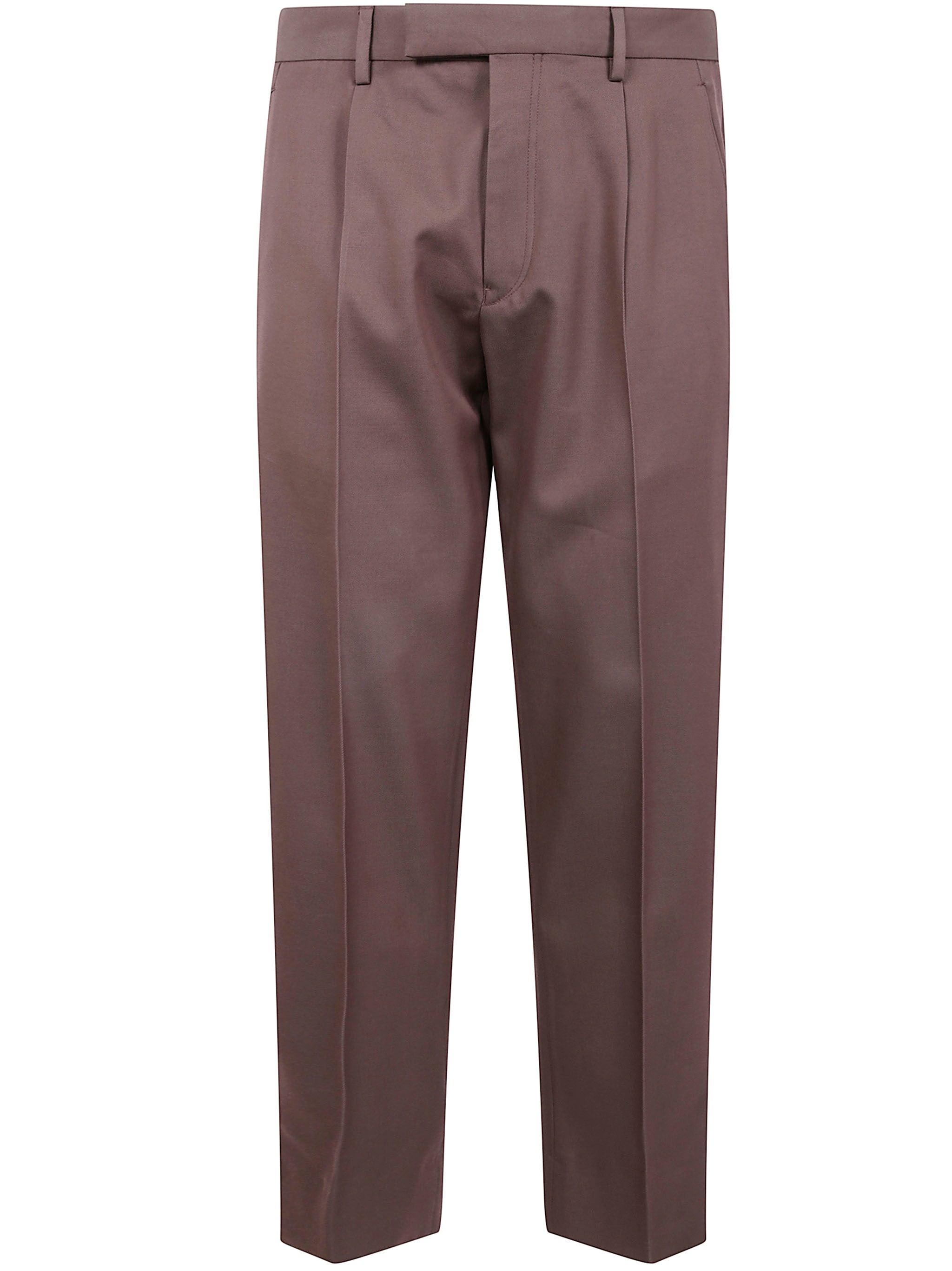ZEGNA Men's Cotton and Wool Blend Pants