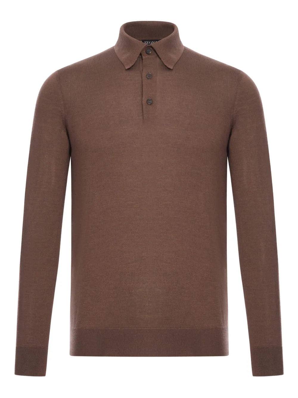 ZEGNA Classic Ribbed Polo Shirt - Size 50