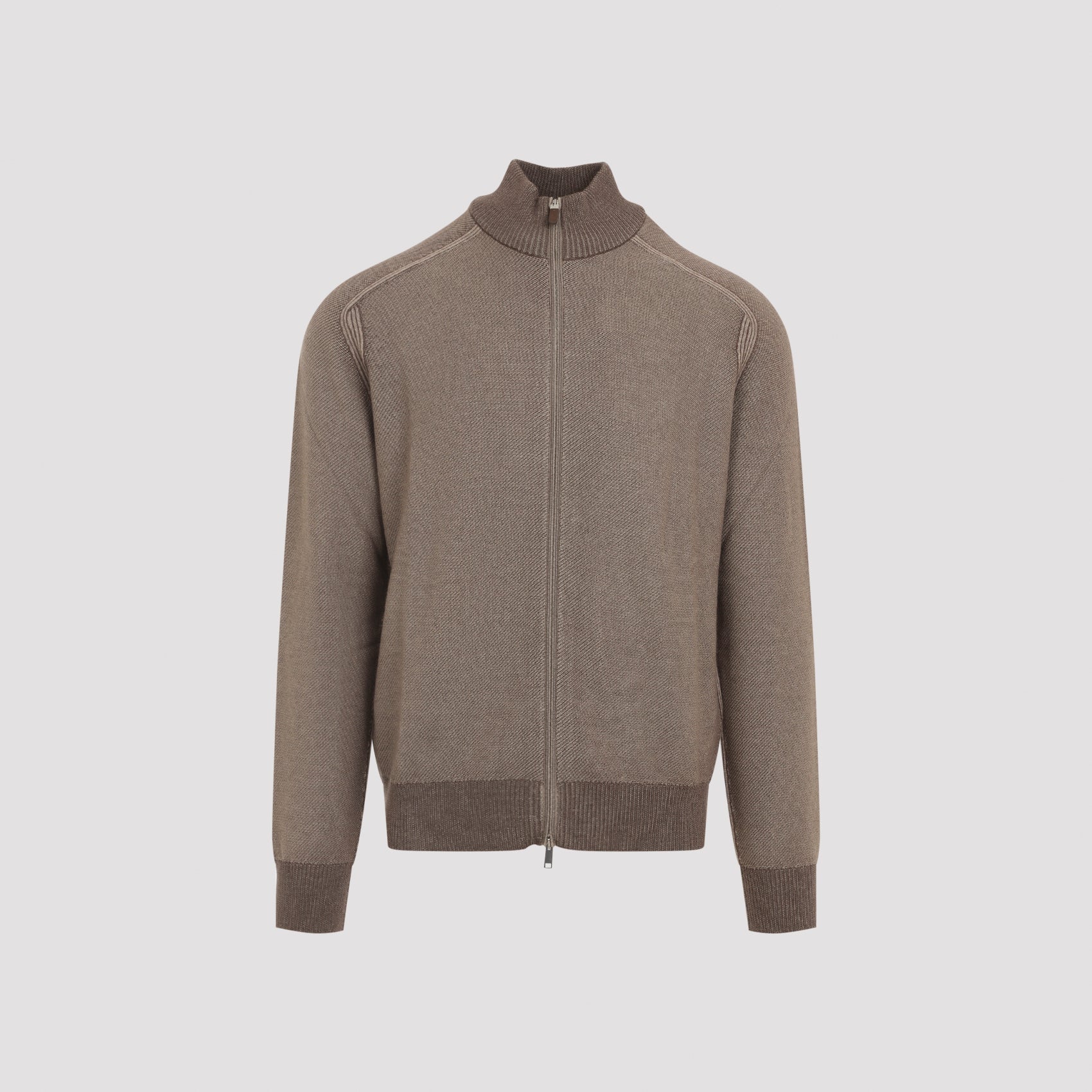 ZEGNA Cashmere and Silk Full Zip Pullover - FW25 Edition